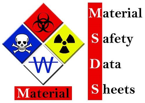 آشنایی با برگه اطلاعات ایمنی مواد شیمیایی (MSDS)